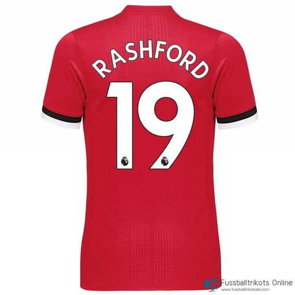 Manchester United Trikot Heim Rashford 2017-18 Fussballtrikots Günstig